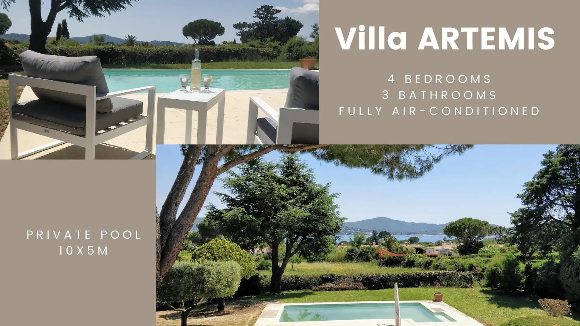 Villa Artemis Avec Piscine גרימו